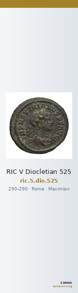 RIC V Diocletian 525 — CANOA