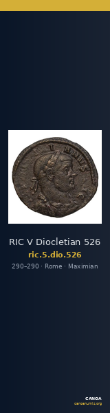RIC V Diocletian 526 — CANOA