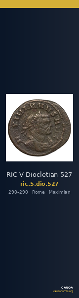 RIC V Diocletian 527 — CANOA