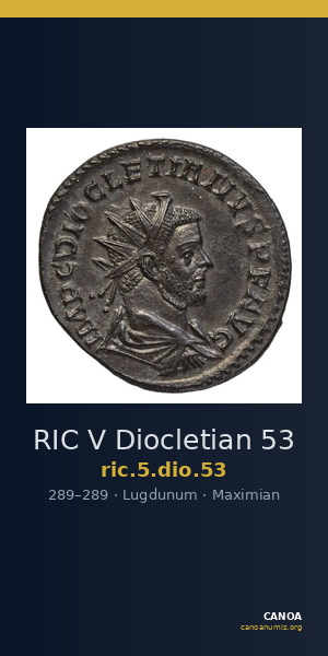 RIC V Diocletian 53 — CANOA