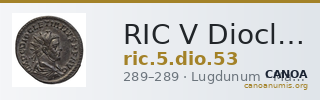 RIC V Diocletian 53 — CANOA