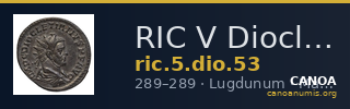 RIC V Diocletian 53 — CANOA