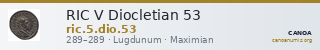 RIC V Diocletian 53 — CANOA