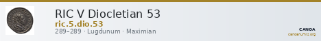 RIC V Diocletian 53 — CANOA