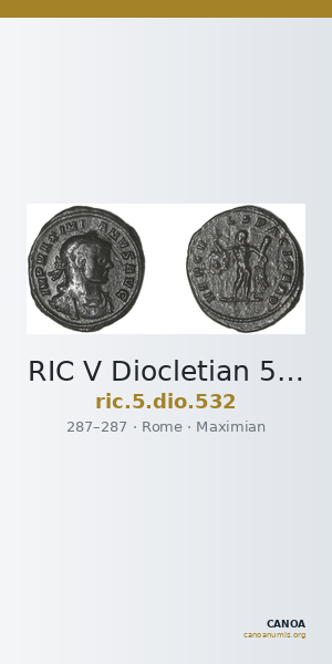 RIC V Diocletian 532 — CANOA