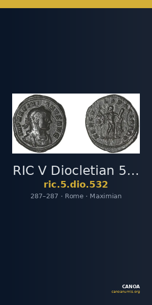 RIC V Diocletian 532 — CANOA
