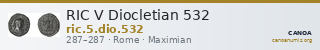 RIC V Diocletian 532 — CANOA