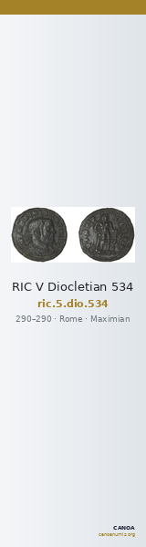 RIC V Diocletian 534 — CANOA