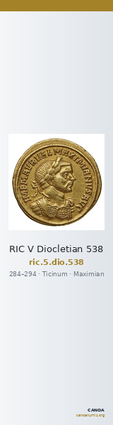RIC V Diocletian 538 — CANOA