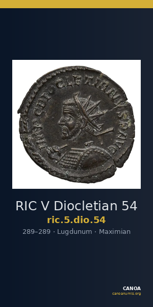 RIC V Diocletian 54 — CANOA