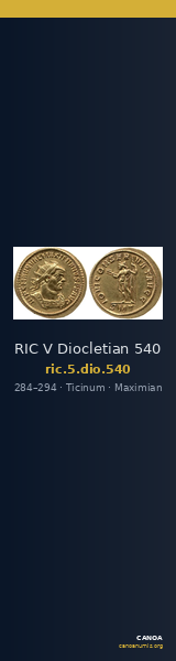 RIC V Diocletian 540 — CANOA