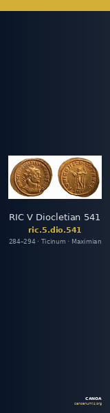 RIC V Diocletian 541 — CANOA
