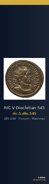 RIC V Diocletian 545 — CANOA