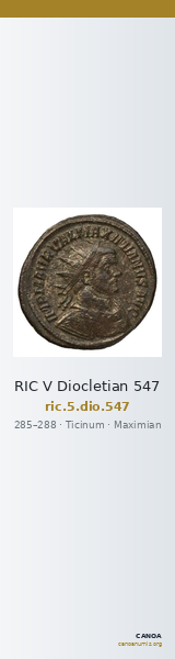 RIC V Diocletian 547 — CANOA