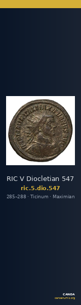RIC V Diocletian 547 — CANOA