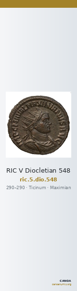 RIC V Diocletian 548 — CANOA