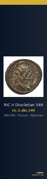 RIC V Diocletian 549 — CANOA