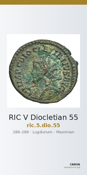 RIC V Diocletian 55 — CANOA