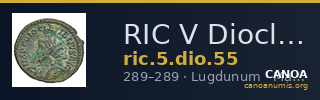 RIC V Diocletian 55 — CANOA