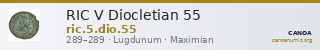 RIC V Diocletian 55 — CANOA