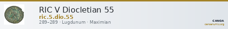 RIC V Diocletian 55 — CANOA