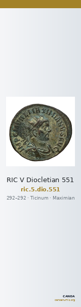 RIC V Diocletian 551 — CANOA