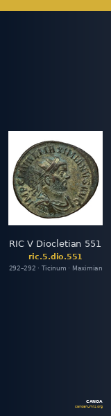 RIC V Diocletian 551 — CANOA
