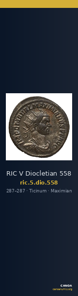 RIC V Diocletian 558 — CANOA