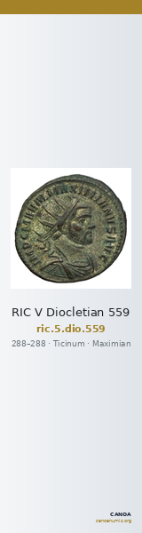RIC V Diocletian 559 — CANOA