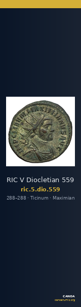 RIC V Diocletian 559 — CANOA