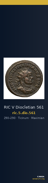 RIC V Diocletian 561 — CANOA