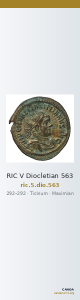 RIC V Diocletian 563 — CANOA