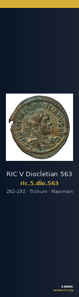 RIC V Diocletian 563 — CANOA