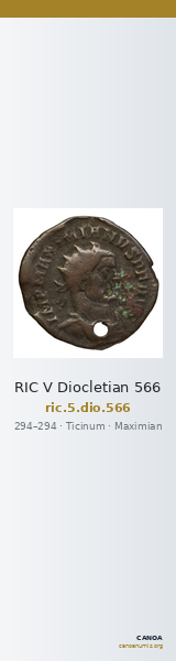 RIC V Diocletian 566 — CANOA