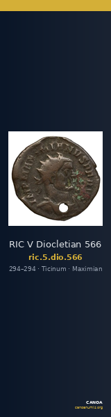 RIC V Diocletian 566 — CANOA