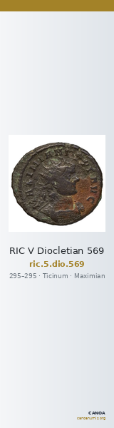 RIC V Diocletian 569 — CANOA