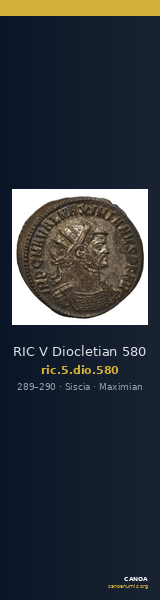 RIC V Diocletian 580 — CANOA