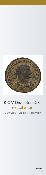 RIC V Diocletian 581 — CANOA