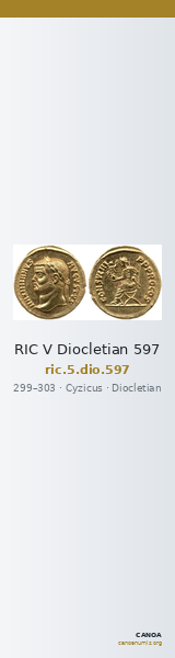 RIC V Diocletian 597 — CANOA