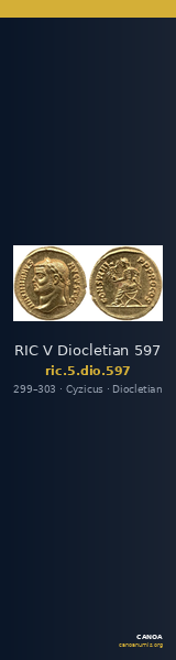 RIC V Diocletian 597 — CANOA