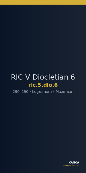 RIC V Diocletian 6 — CANOA