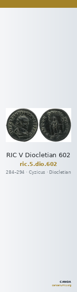 RIC V Diocletian 602 — CANOA