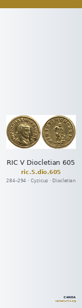 RIC V Diocletian 605 — CANOA