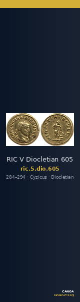 RIC V Diocletian 605 — CANOA