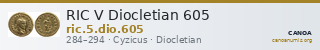 RIC V Diocletian 605 — CANOA
