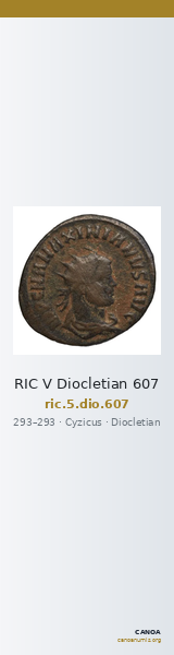 RIC V Diocletian 607 — CANOA
