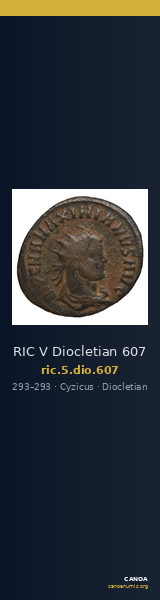 RIC V Diocletian 607 — CANOA
