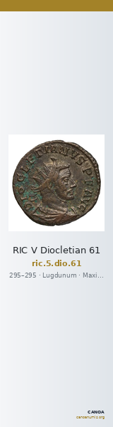 RIC V Diocletian 61 — CANOA