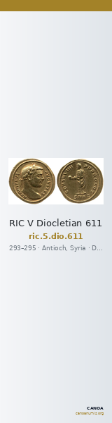 RIC V Diocletian 611 — CANOA
