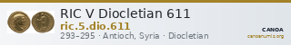 RIC V Diocletian 611 — CANOA